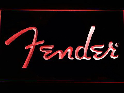 Fender 2 LED Neon Sign